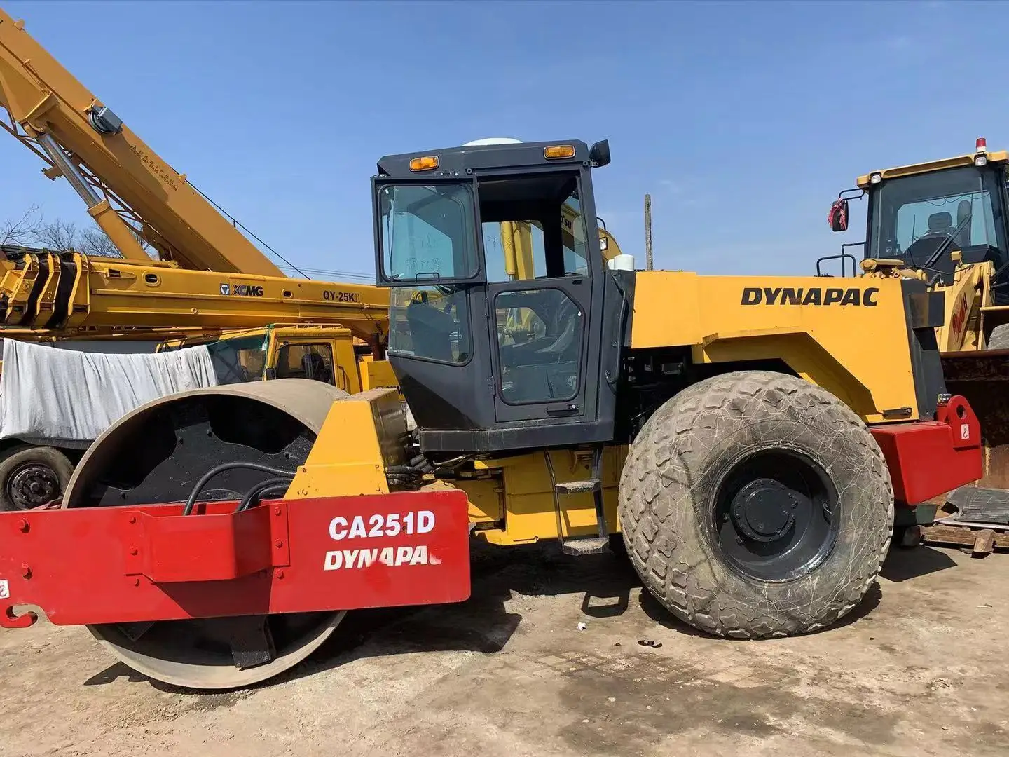 Used dynapac 8ton 10ton road roller copactor CA251d Used vibrating massage roller