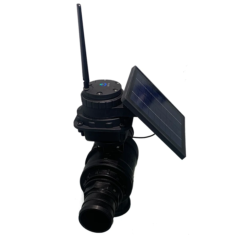 Solar Power LoRa remote control 3 way 2way electric actuator drive control valve 3 way ball valve electric actuator