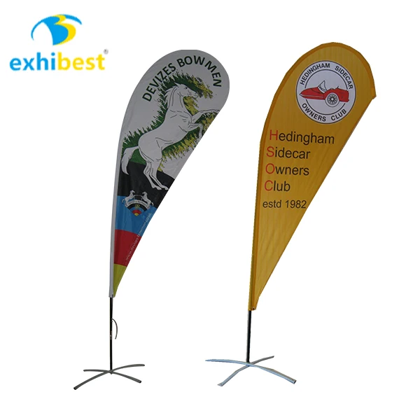Wholesale Display Accessories Display Beach Flag Custom Flying Banners Teardrop Flags