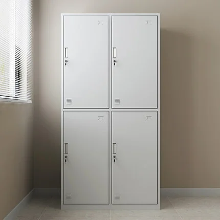 Cheap Price home offeice 4 Door steel cabinets Clothes Storage Locker on sale