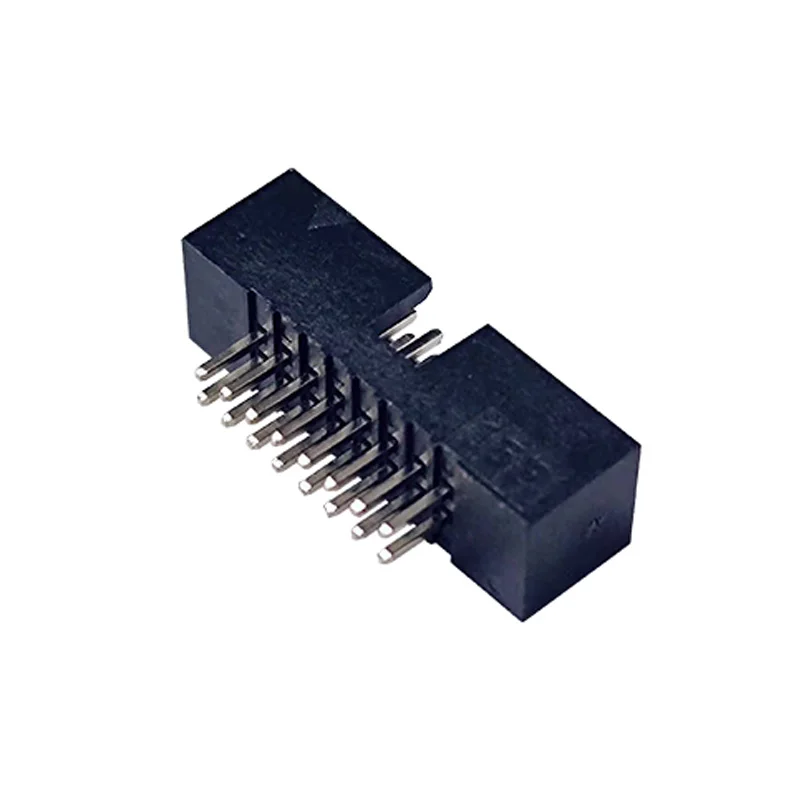 Pitch 1.27mm Box connector 180 degree straight pin 6-68 pin horn pin Factory custom