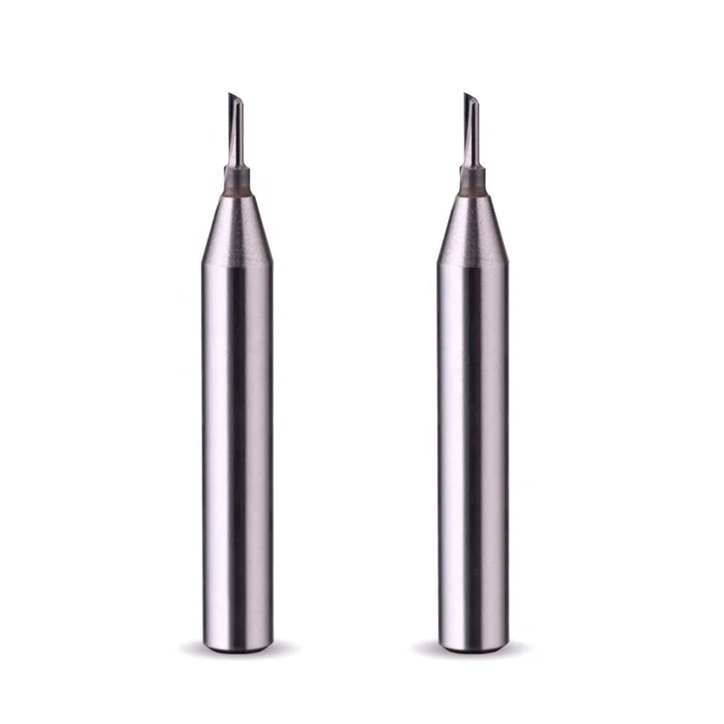 Tungsten Carbide 1mm 2mm 2.5mm 3mm Ultra fine End Mills Router Bits for Wood Cutting Carving CNC Cutting Tools