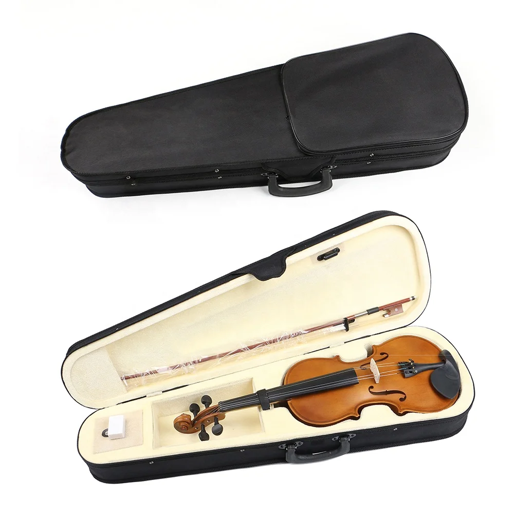 Cheap price high quality spruce top tiger maple back & side violin with free case bow rosin