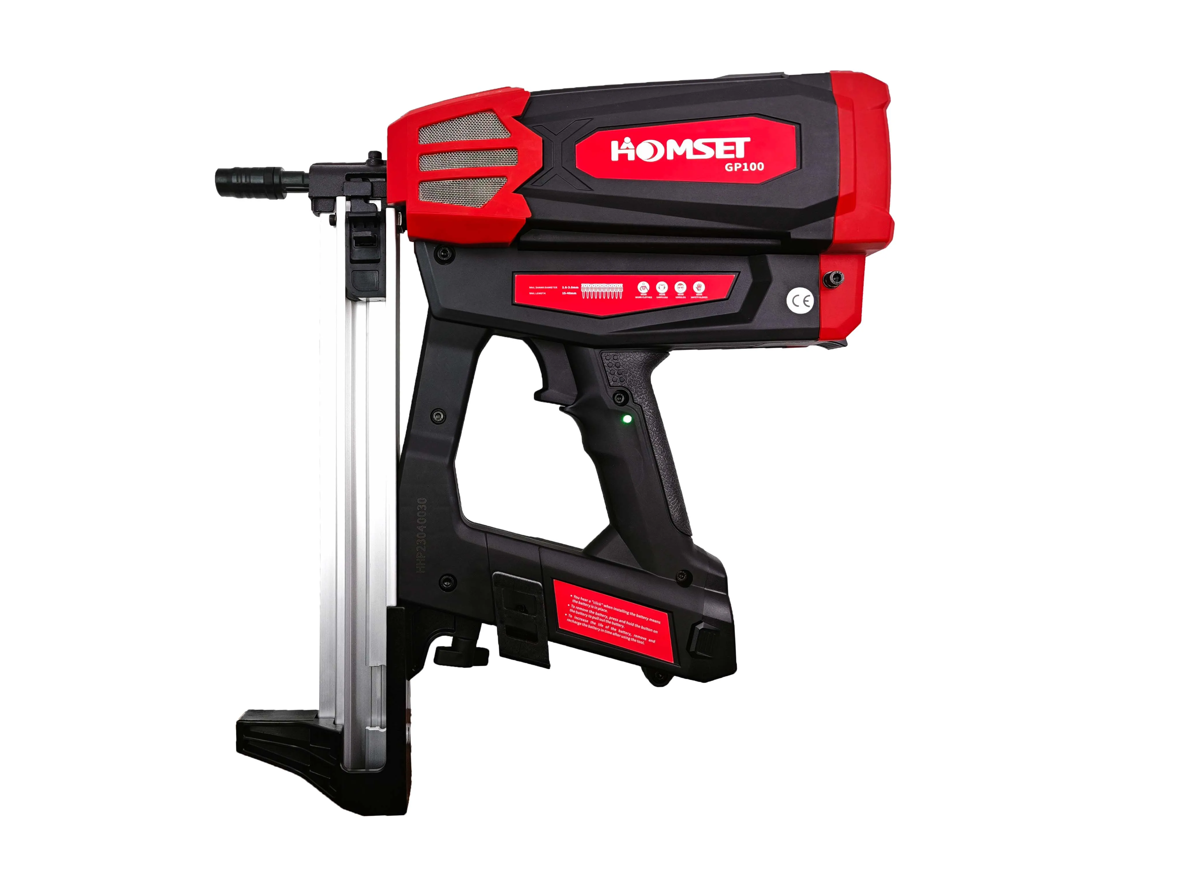 Cordless  Gas Mounting  Gun fuel cell nailers construction tools with multi-function nozzle