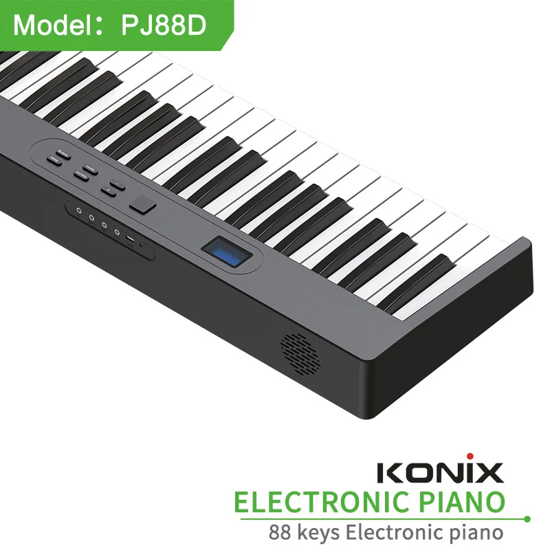 Best selling PJ88D folding piano digital piano with big speaker and battery portable piano with record function