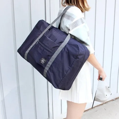 Wholesale Foldable Lightweight Oxford Travel Luggage Storage Bag Duffel Bag With Custom Logo