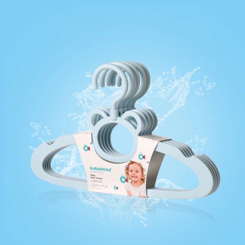 Cartoon Eco-friendly Other Baby Supplies New Plastic Bear Baby Clothes Hangers for Kids Children