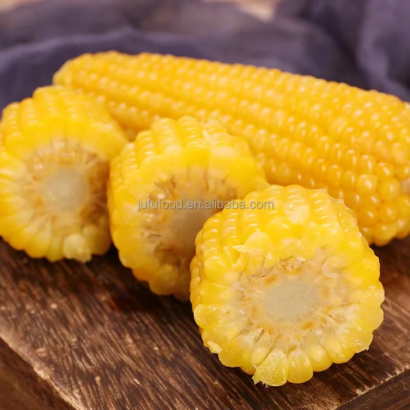 china yellow golden sweet cream style dried corn cob