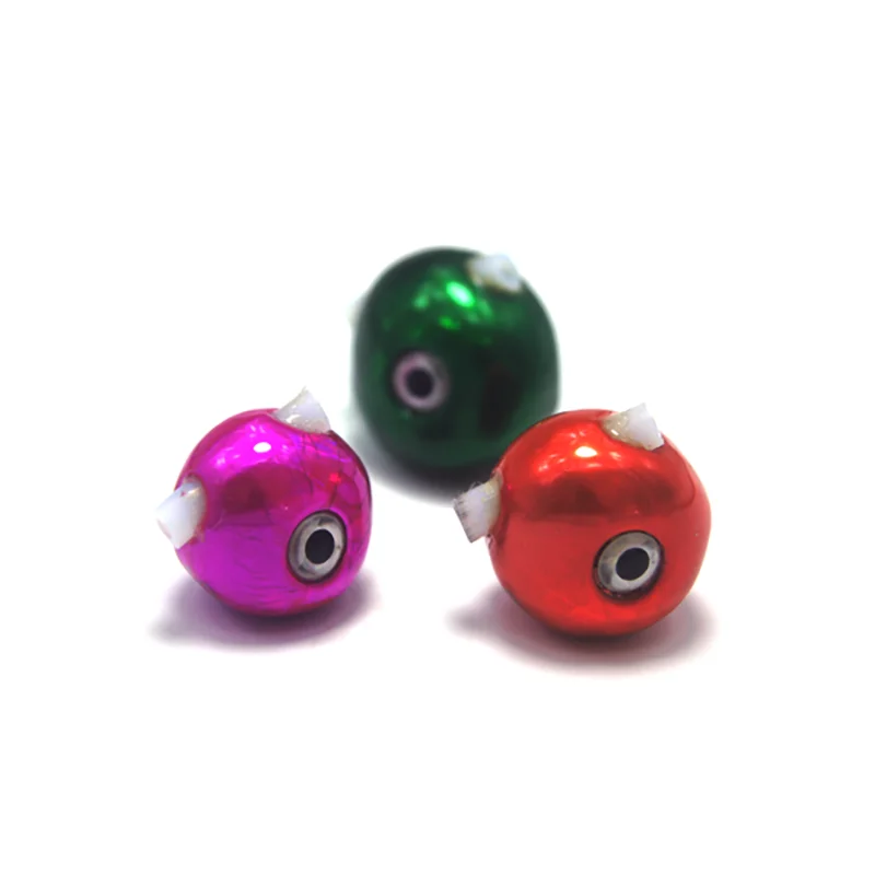 45g 60g 80g 100g 120g 150g 180g 200g Fish Eyeball Round Sinkers Head Snapper Jig Tungsten Jigging Lure Metal Sea Fishing