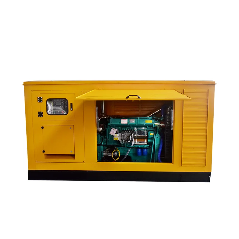 diesel generators with canopy 300KVA/250KW  Rainproof and dustproof diesel model P10ZLD