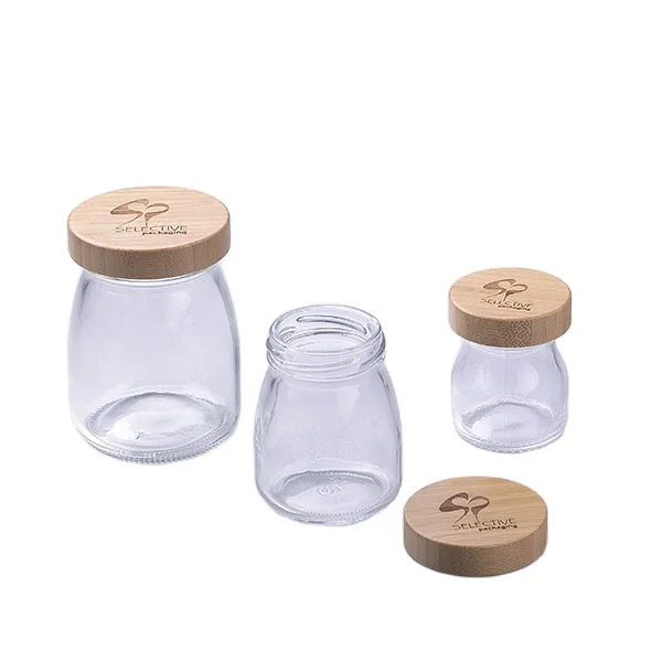 honey jam jars glass mason jars with bamboo cap