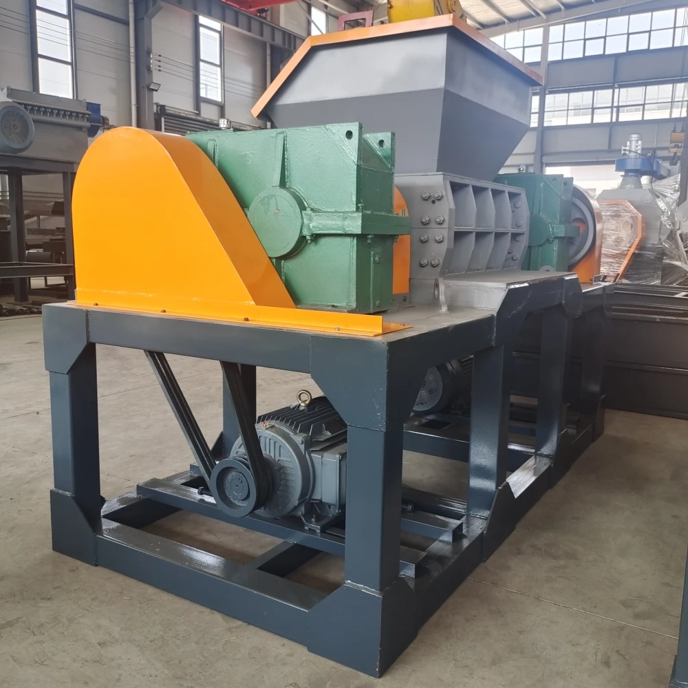 High Efficiency Scrap Bicycle Shredding Machine Waste Recycling Double Shaft Shredder