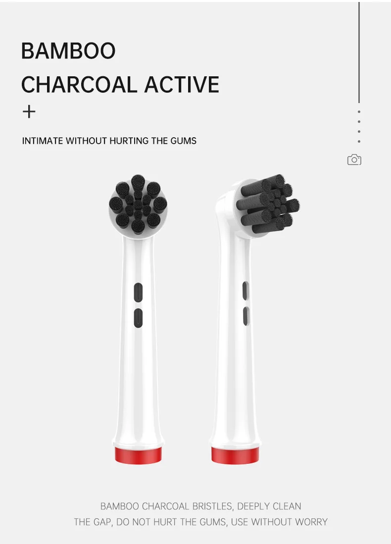 Or-Care Factory Directly Compatible B Bamboo Charcoal Toothbrush Heads