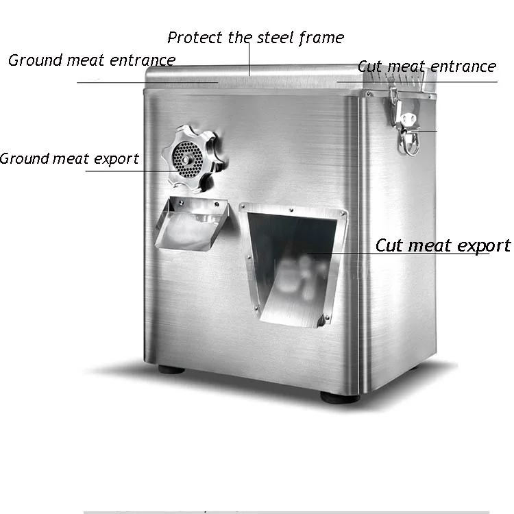 Explosive Products Industrial Meat Mincer Machine Electric Stainless Steel Frozen Meat Grinder