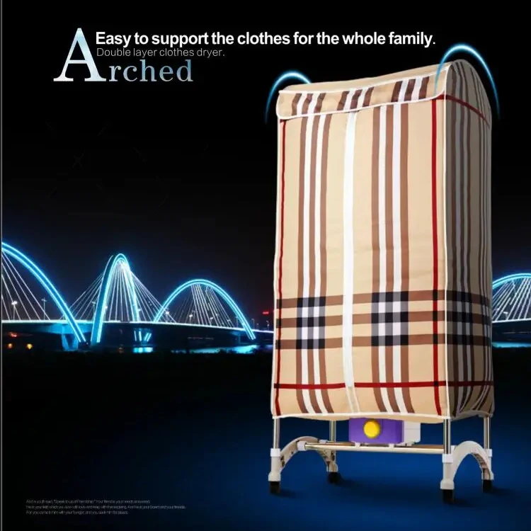 Indoor home multifunctional foldable uv extendable portable electrical compact clothes dryer