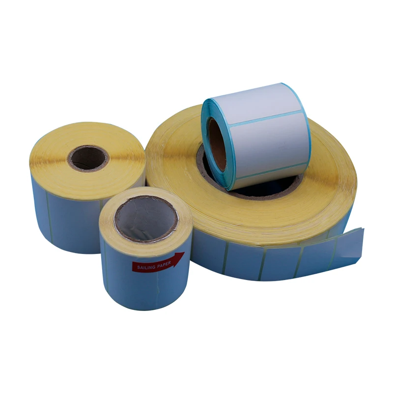 Waterproof Blank Adhesive Sticker Label 50mm*25mm*1000pcs Direct Thermal Barcode Label