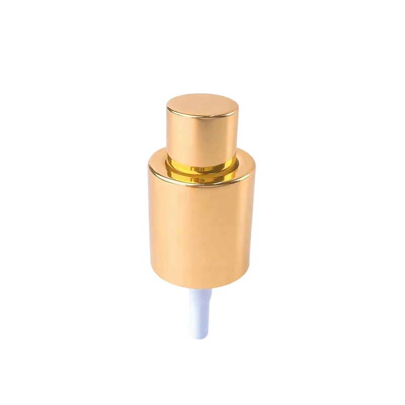 Hot Sale 18/410 20/410 Plastic Shiny Black Anodizing Perfume Mist Sprayer with Full Cap for Bottle