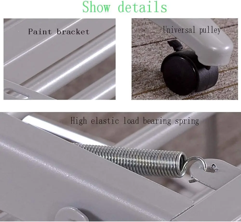 Student Pulley with Brake Useful Folded Training Table Versatile Mobile Meeting Table Folding Desk Long Reading Table