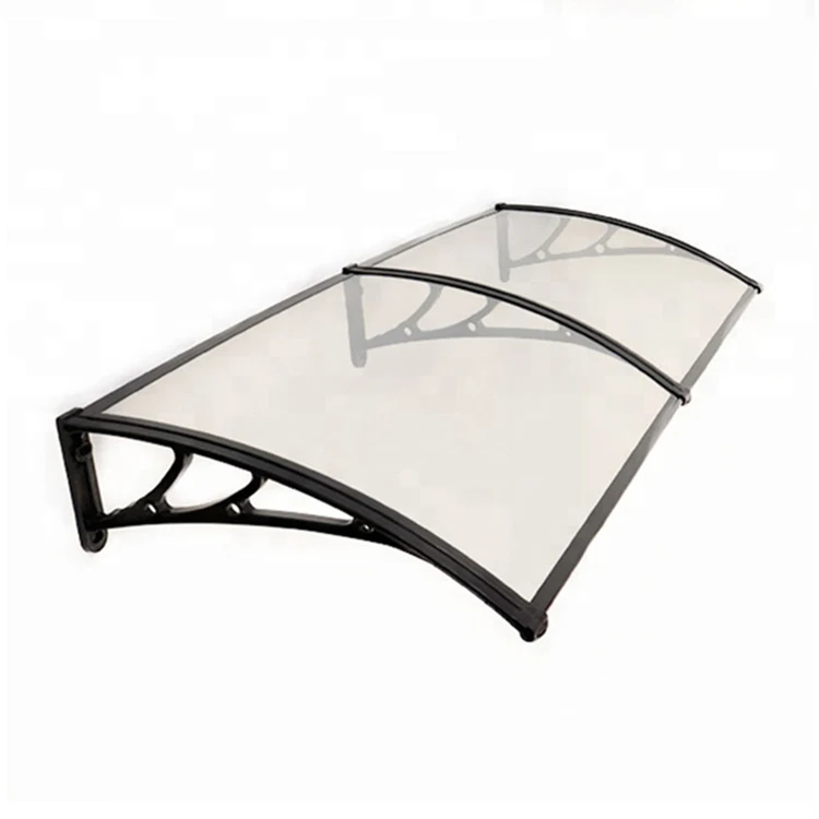 Пользовательский поликарбонатный лист дверные солнцезащитные очки дождевик Балконный навес