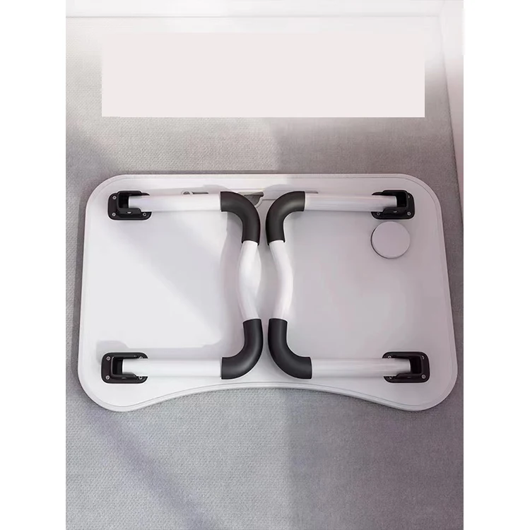 2022 mini adjustable foldable wooden laptop table portable folding ergonomic laptop desk stand for bed