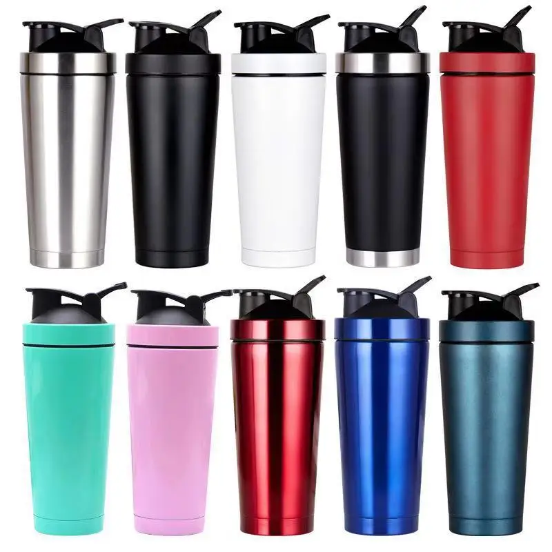 New products reusable glass protein shaker bottle custom stainless steel for sport shaker custom logo water bottle