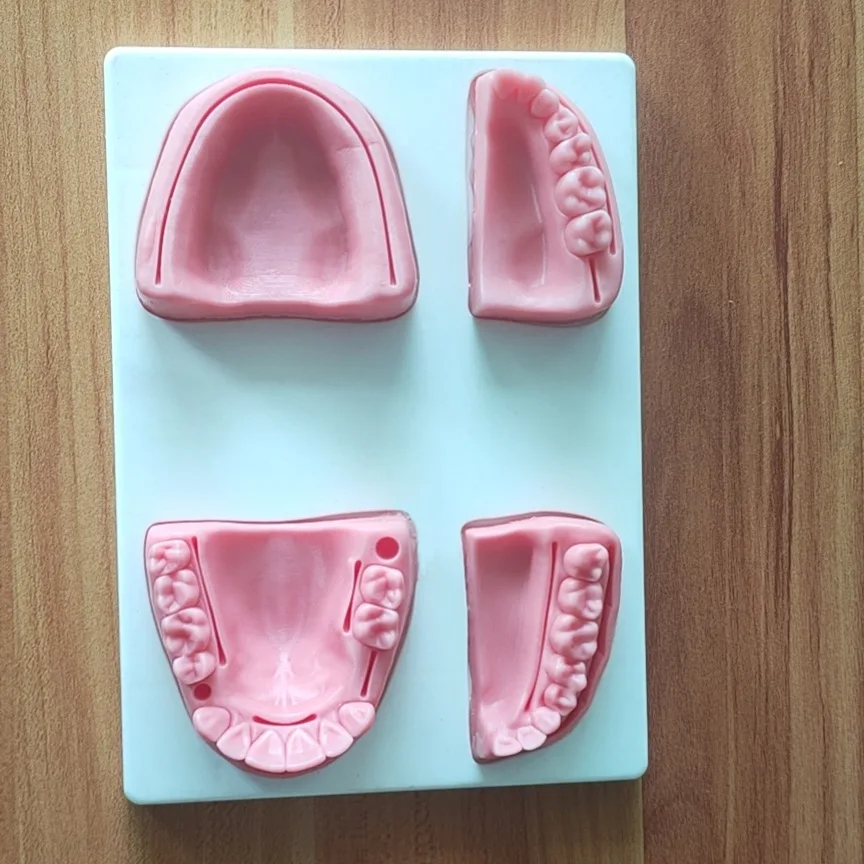 Человеческий стоматологический шовный коврик с зубцами из смолы стоматологические тренировочные модели для Шовной практики