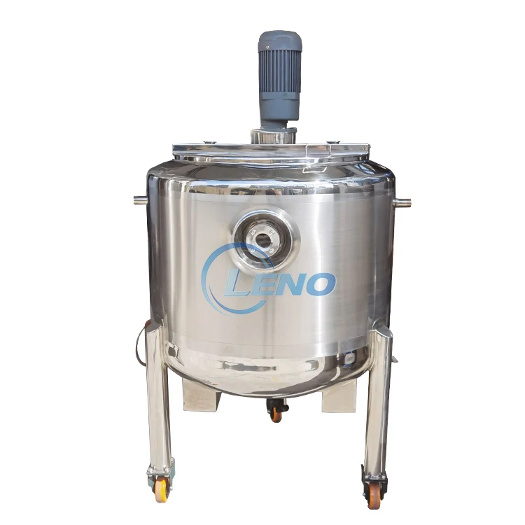 SS304 316 Double layers  Cooling jacket hot water electrical heating heated jacket tank