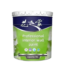 OEM ODM Colorful Interior Bedroom Wall Coating Net Smell Latex Emulsion Paint