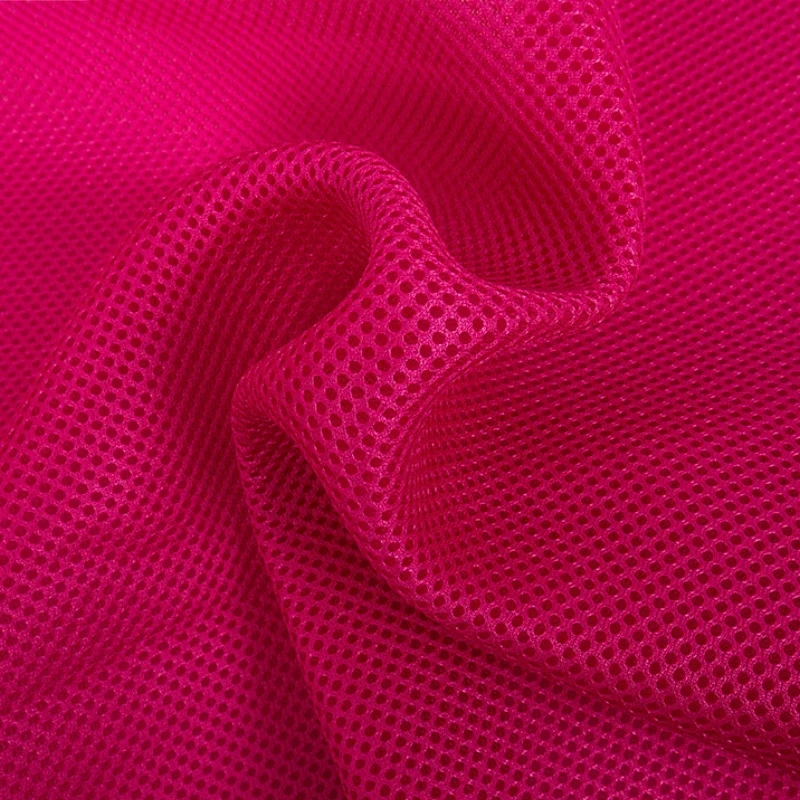 White Polyester Mesh Fabric Power 100% Recycled Polyester Mesh Fabric Stretch