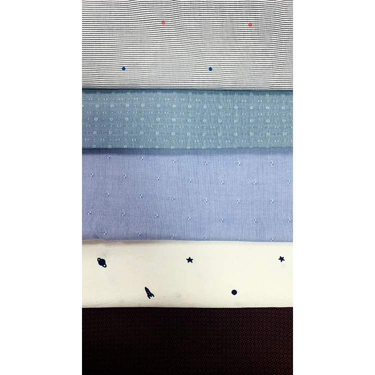 Factory Direct Sales costum 100% cotton smooth printed checkered coton fabric