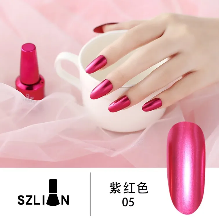Wholesale 12 Pure Colors Luxury Easy to Use Nail Polish Specular Smooth Long Lasting Professional Exquisite Nail Enamel