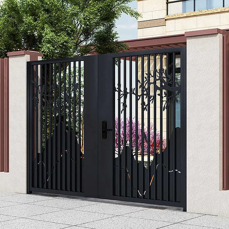 Australian arch steel doors wrought iron villa gate designs