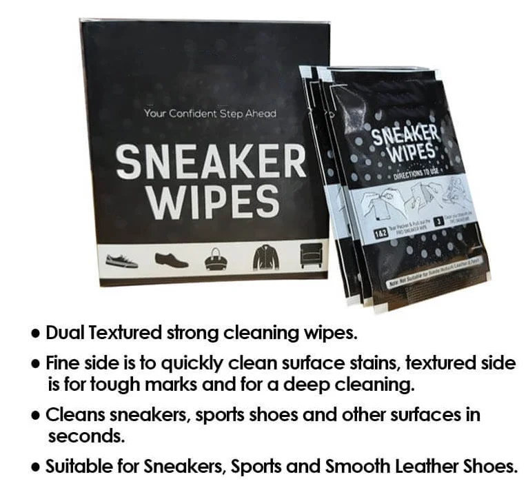Hot Sale Dual Textured Natural Quick Cleaning Canvas Sports Shoes Leather Sneaker Wipes
