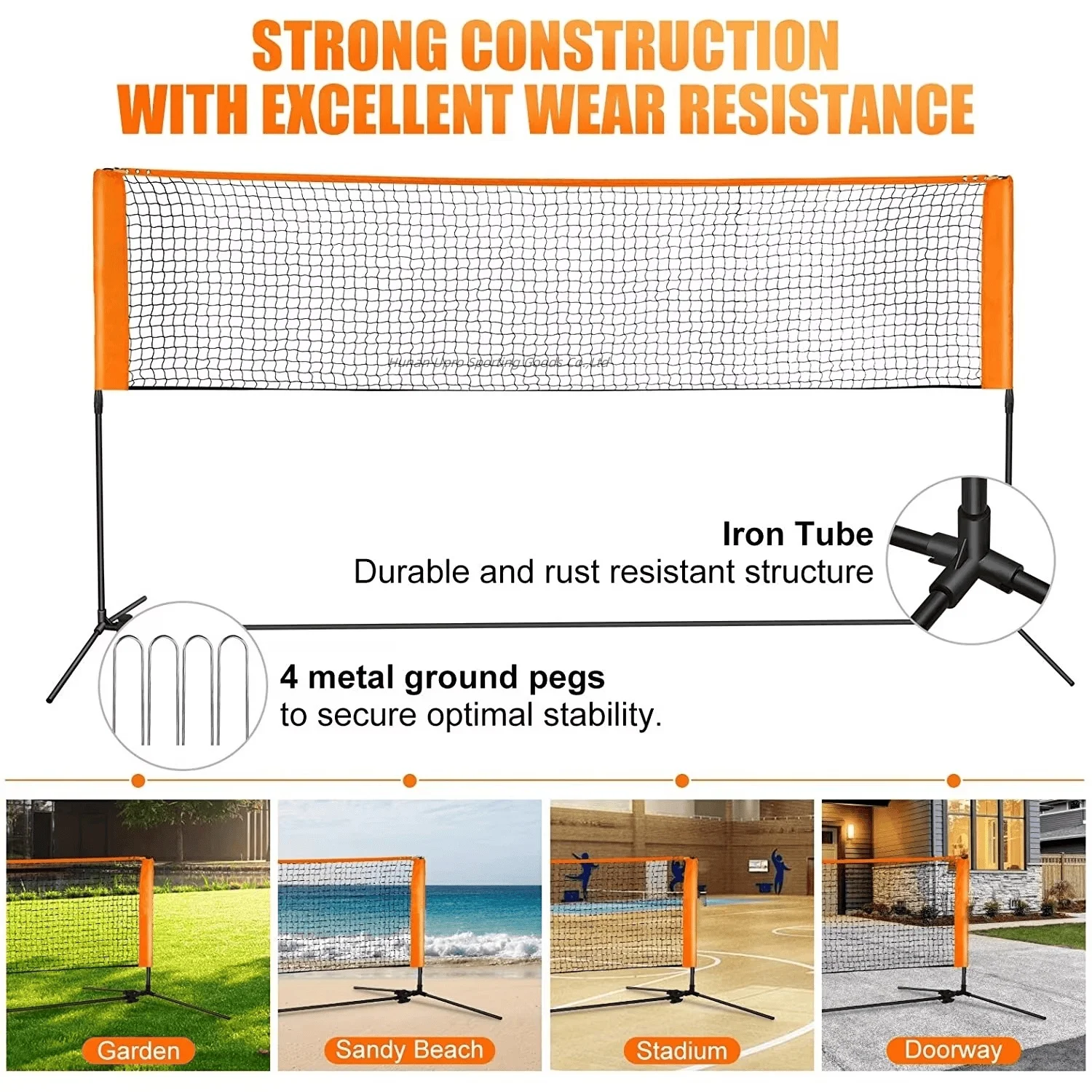 New Arrival Portable Sports Net for Beach Tennis Mini Tennis Kids Tennis-for Home or Outdoor Use