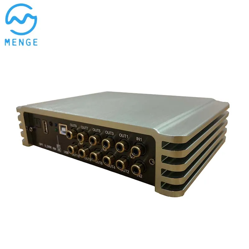 8 channel Amplifier Mono RMS 160W D class Amp DSP input output Peak  2/4 ohms Class D Car dsp Amplifier