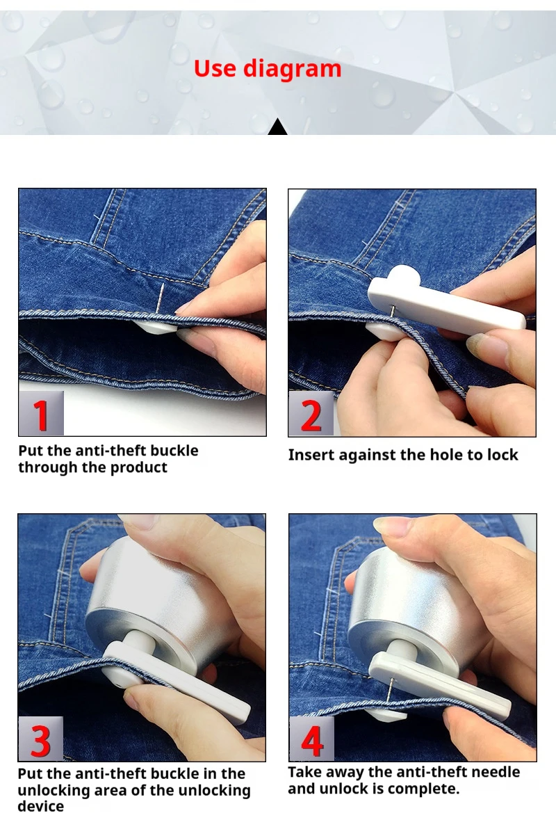 Hard Tag 58KHZ Retail Security Pencil Tags Clothing Anti-theft Hard Tag For Garment EAS AM System