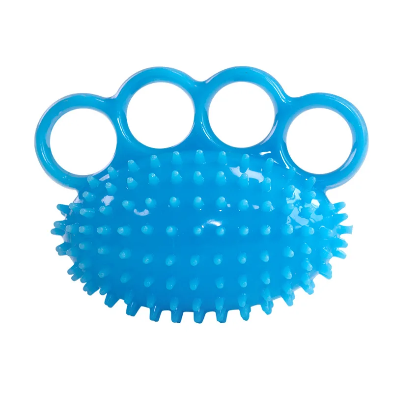 
Mutual hedgehog four finger hand grip massage ball for training exercise 