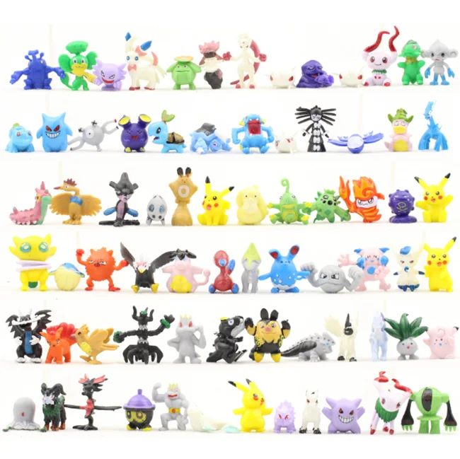 Мини-игрушка pokemon 2-3 см фигурка игрушка в подарок оптовая продажа