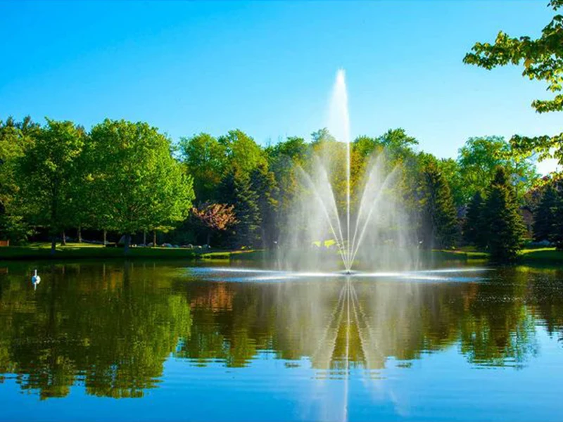 Easy Maintain Small Size Led Light Outdoor Decorative Pond Fountain Garden Customized Stainless Steel Music Fountain