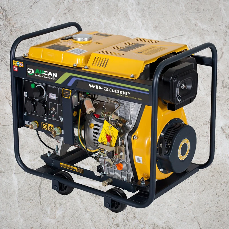 3kva New design! Low fuel consumption open type whole house portable diesel generators for home use
