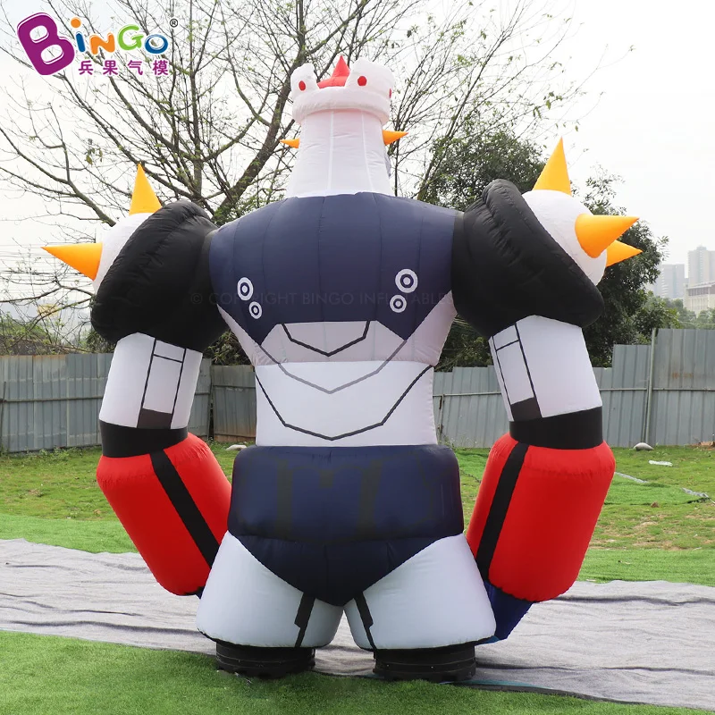 Bingo Life Size Inflatable Mscot Robot Costume Air Robot Cartoon Character Toys Giant Inflatable Robot For Advertising