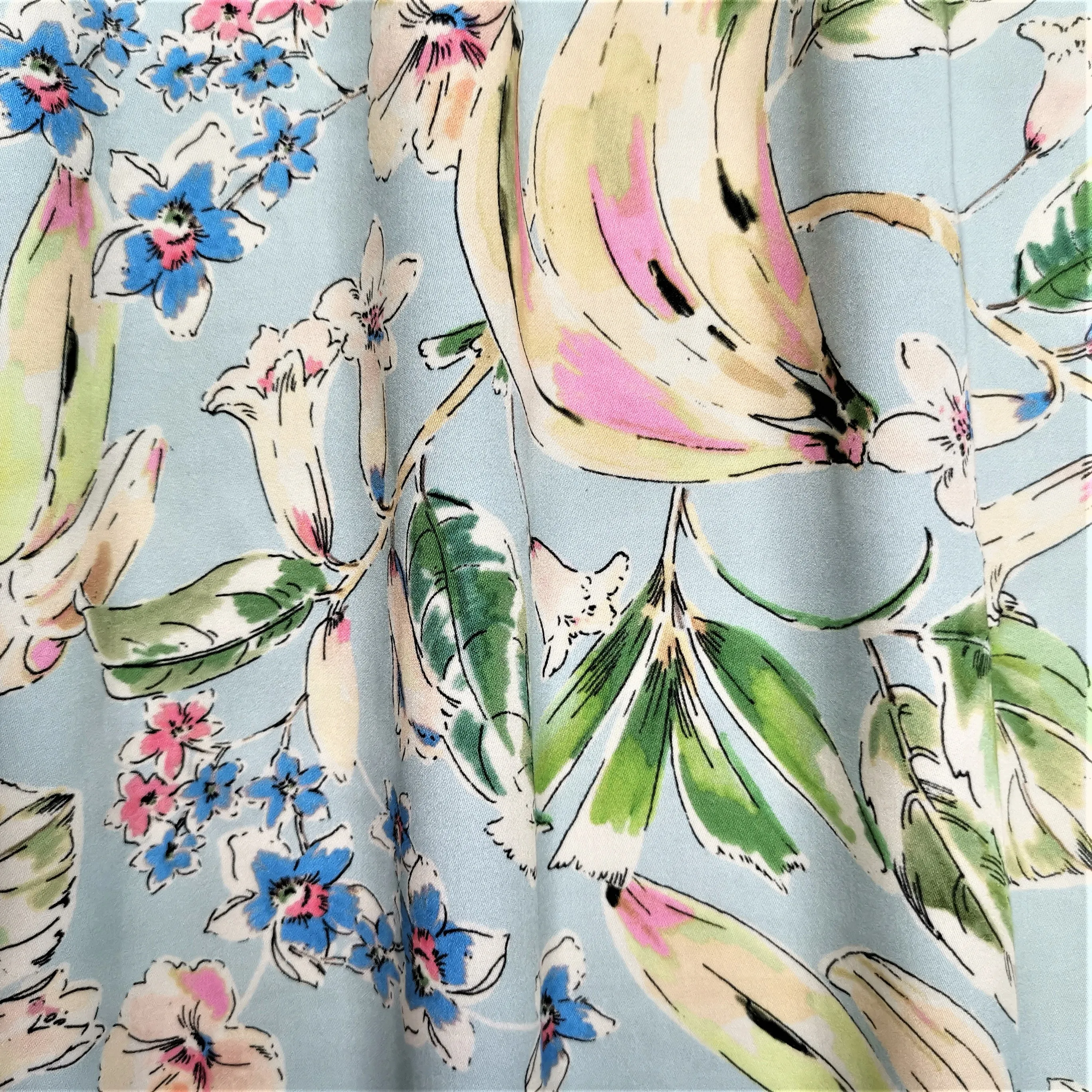 BIRLA/FSC яркая гладкая поверхность дышащая 143 см-145 см 120gsm 100% вискозная атласная ткань