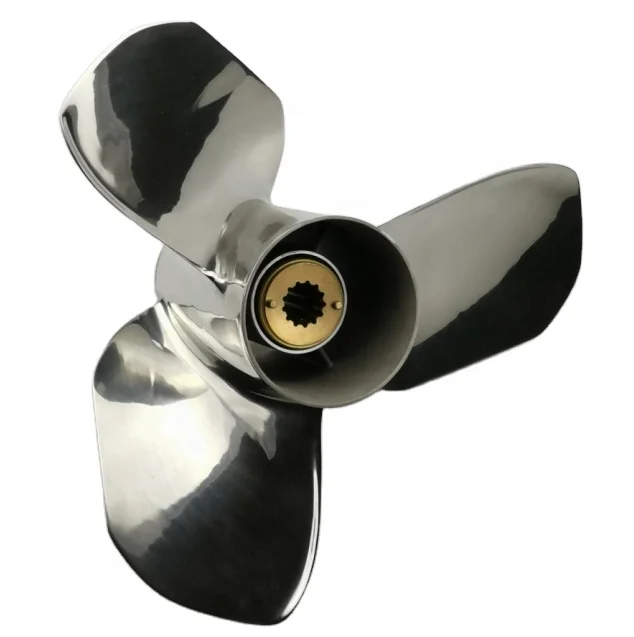 boat prop 25-70HP 12X14 MARINE PROPELLER MERCURY  STAINLESS STEEL boat  OUTBOARD PROPELLER
