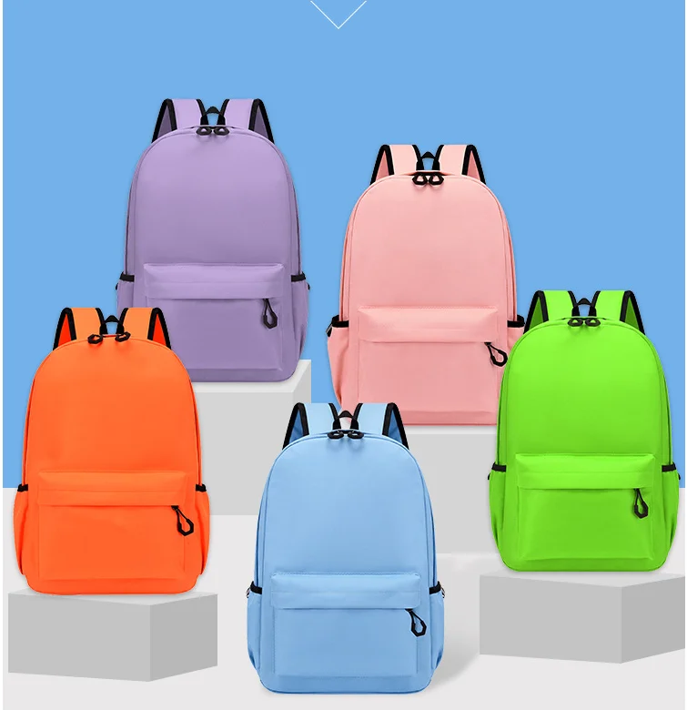 Factory Custom logo School Bags Teenagers Travel Primary School Backpack For Promotion