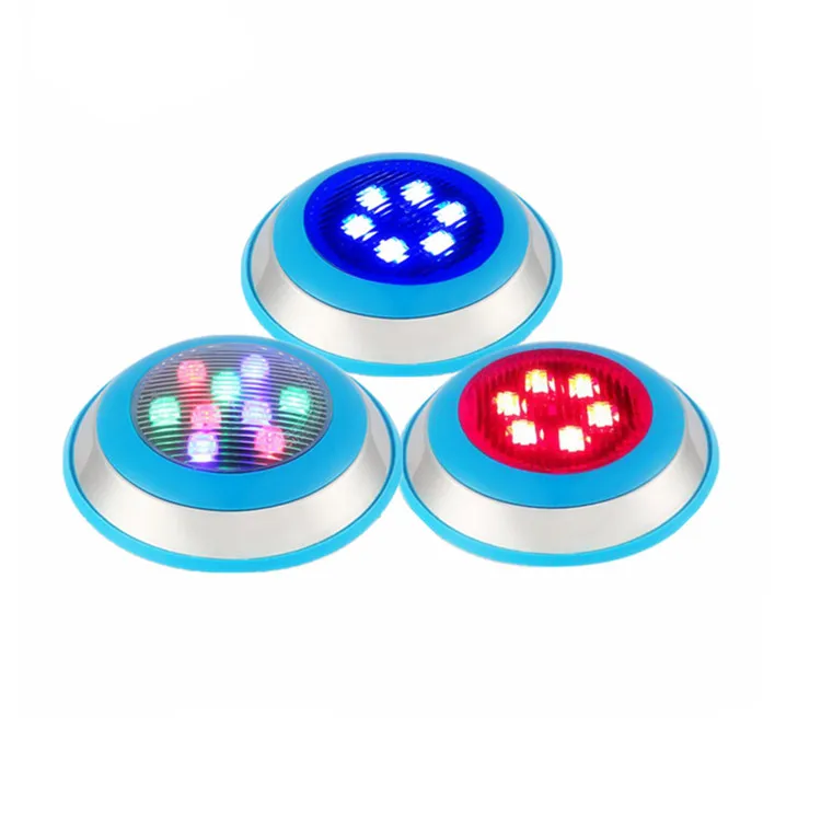 Yuefa 9W Wall Surface Mounted Outdoor Fountain Garden IP68 DMX512 RGB Color Changing LED Underwater Swimming Pool Light