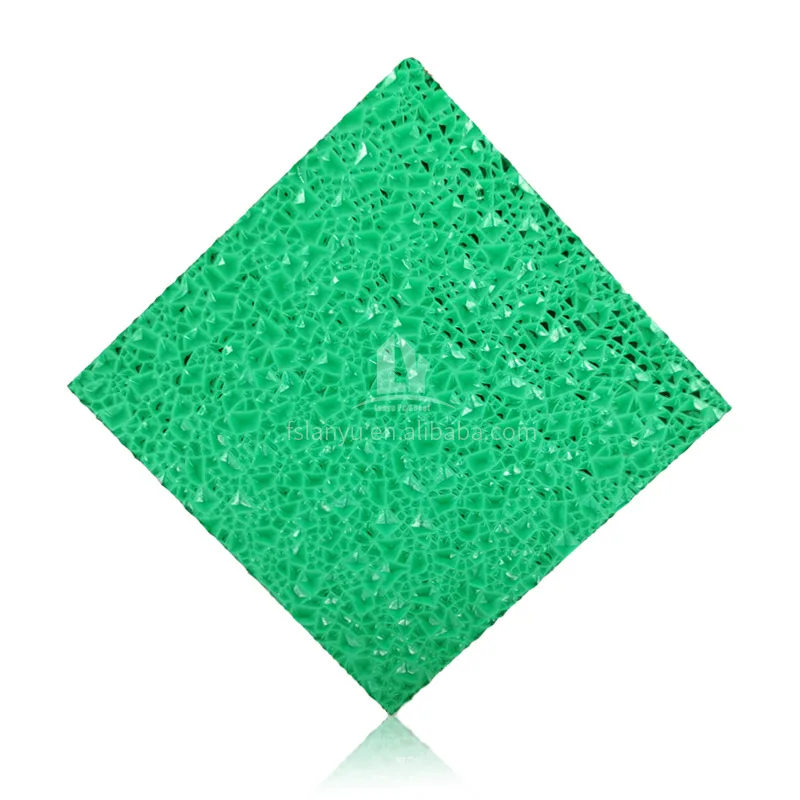 UV resistant 2mm colored embossed solid polycarbonate plastic roofing sheet of price