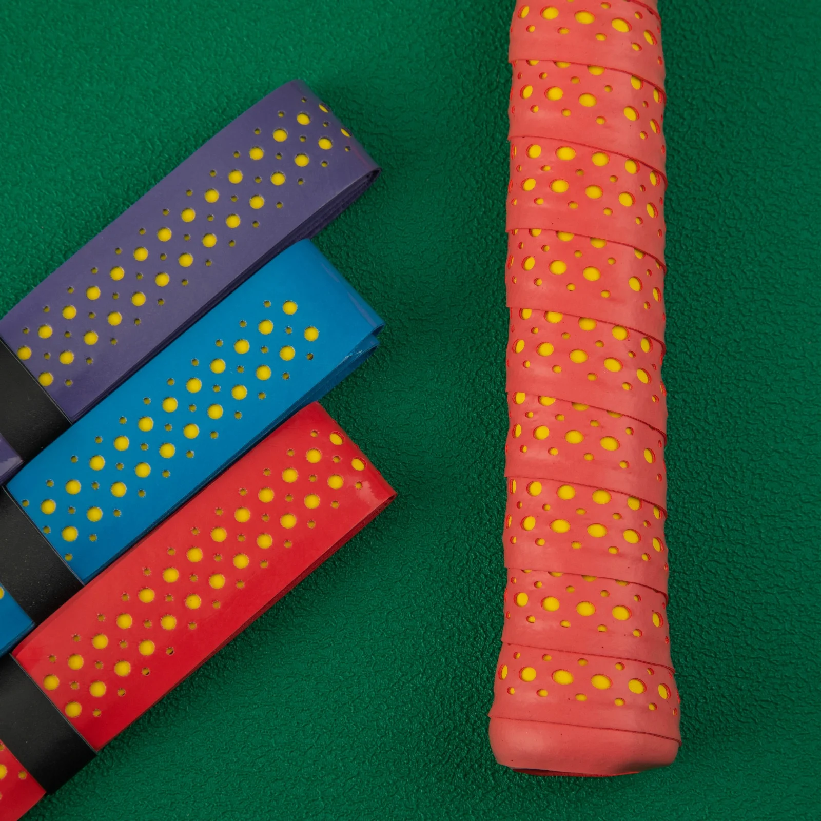 Anti Slip Perforated Super Absorbent Tennis Overgrip Badminton Overgrip