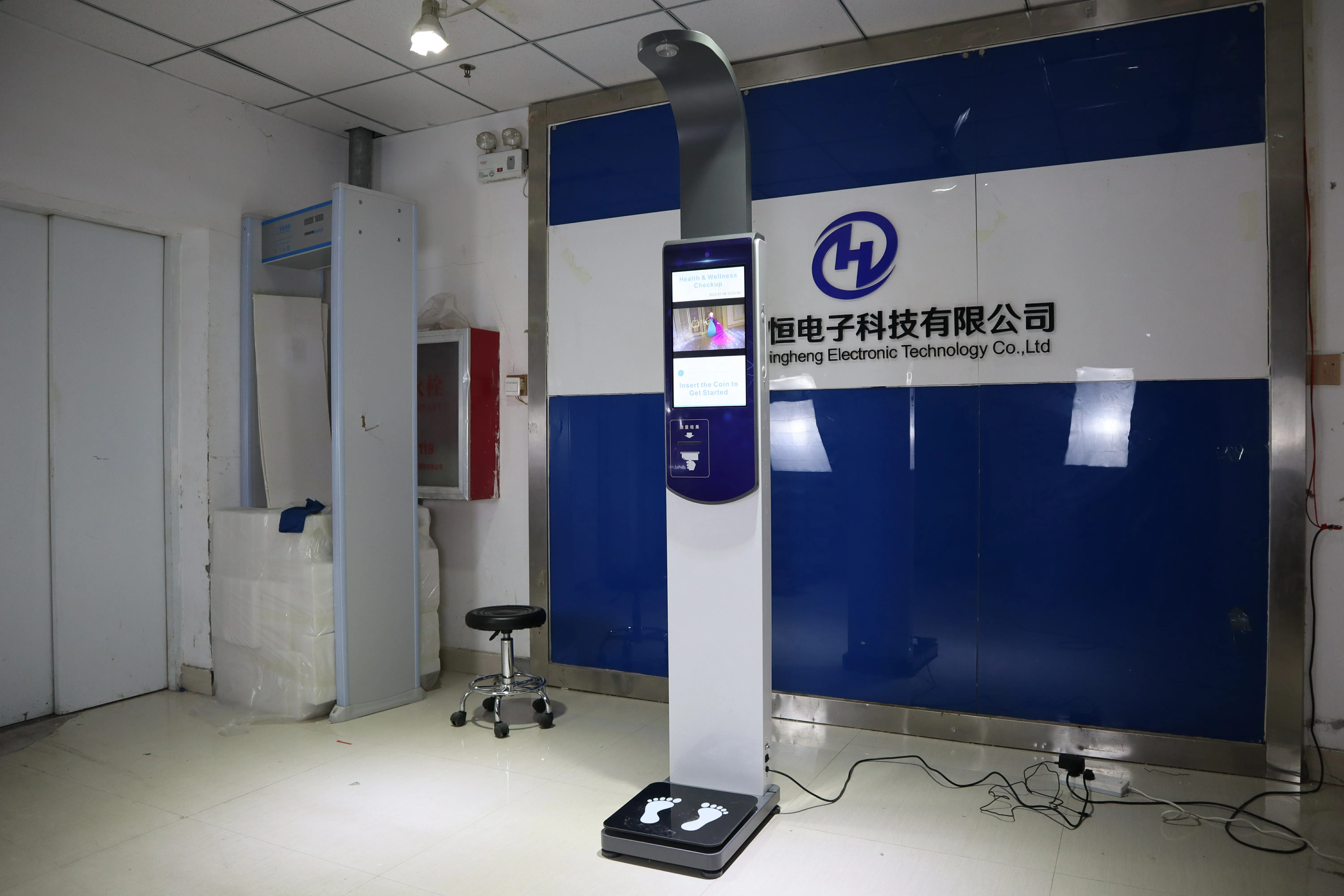 Coin weighing machine ,weight and height scale, body weight and height scale