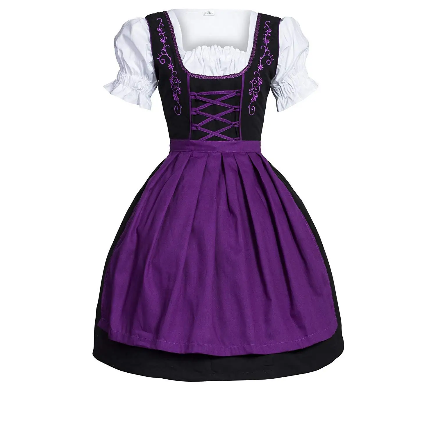 Online wholesale adult costume ladies cosplay French apron maid fancy dress costume