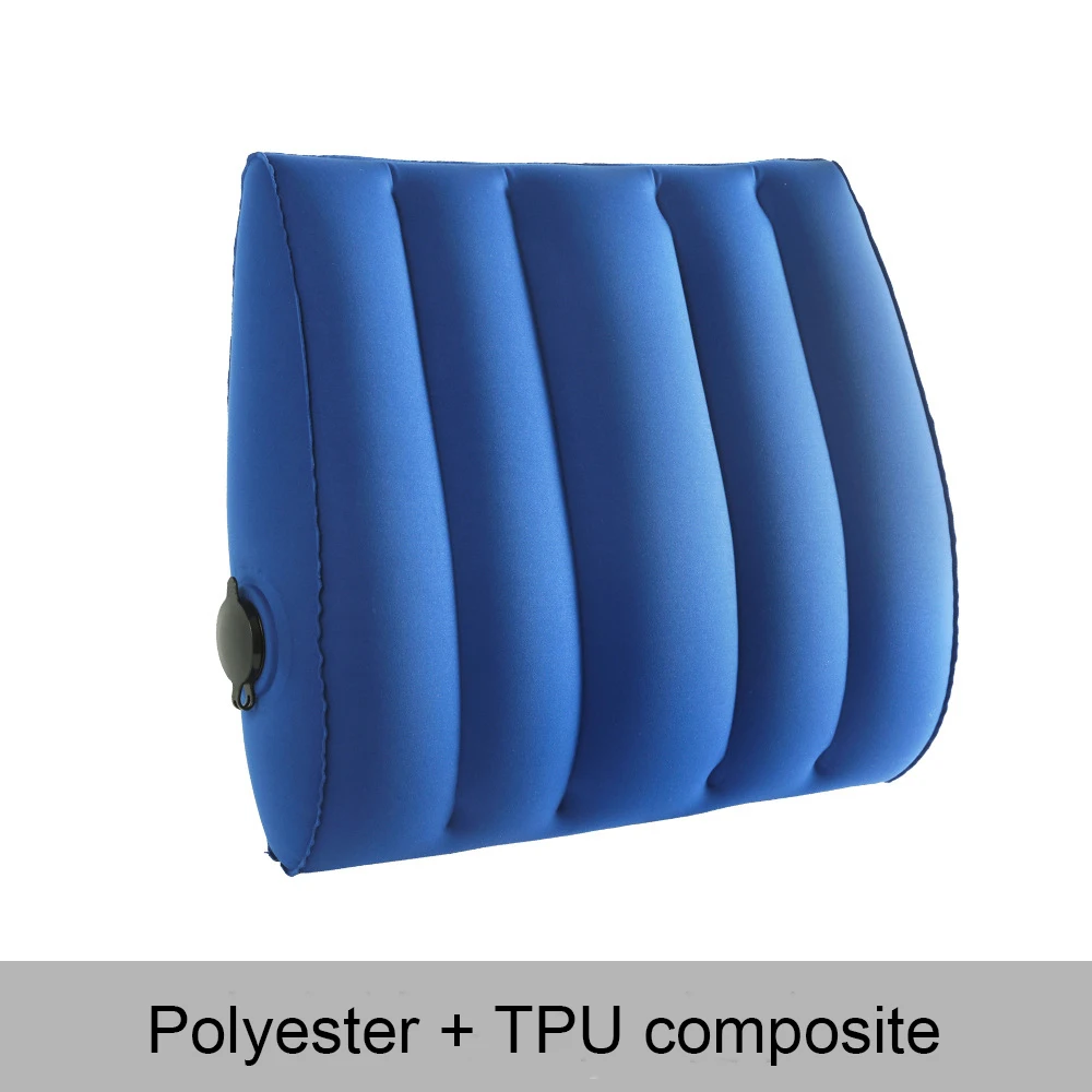 Durable Inflatable Lumbar Support Cushion Pillow For Car Office Chair